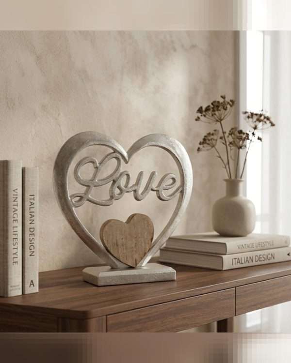 Decorazione "Love Heart" - Cuore intagliato