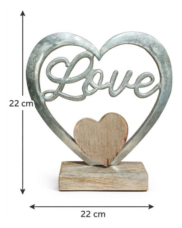 Decorazione "Love Heart" - Cuore intagliato