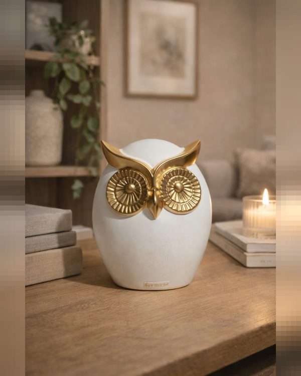 Sguardo d'Oro - Civetta Decorativa