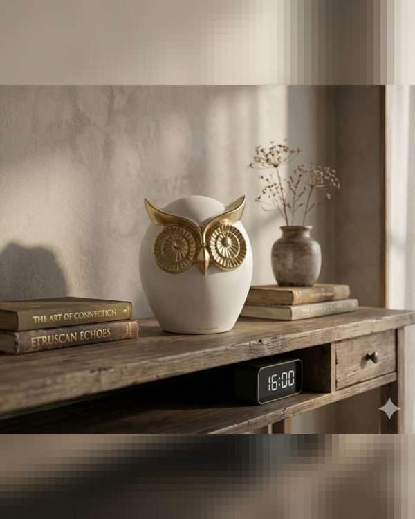 Sguardo d'Oro - Civetta Decorativa