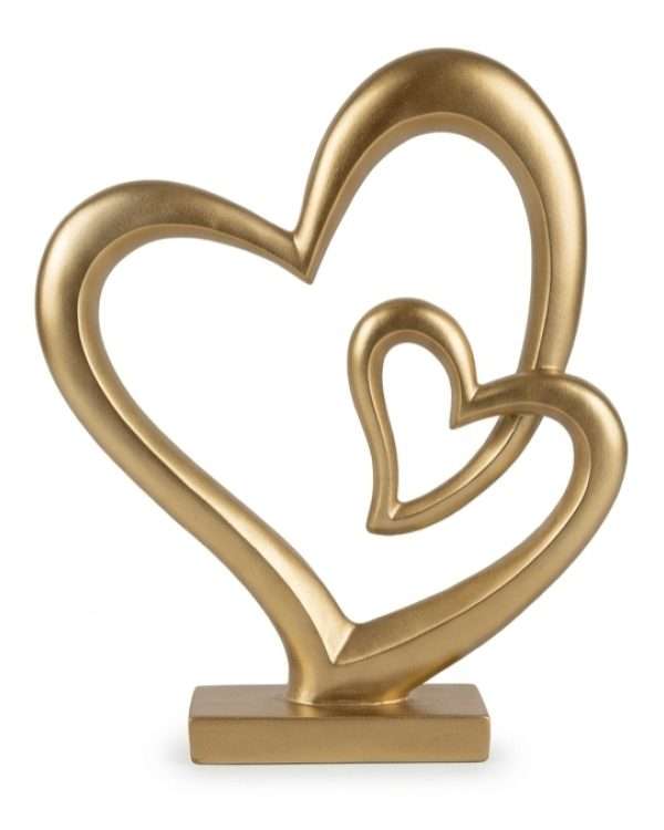 Cuori Intrecciati - Oro Satinato