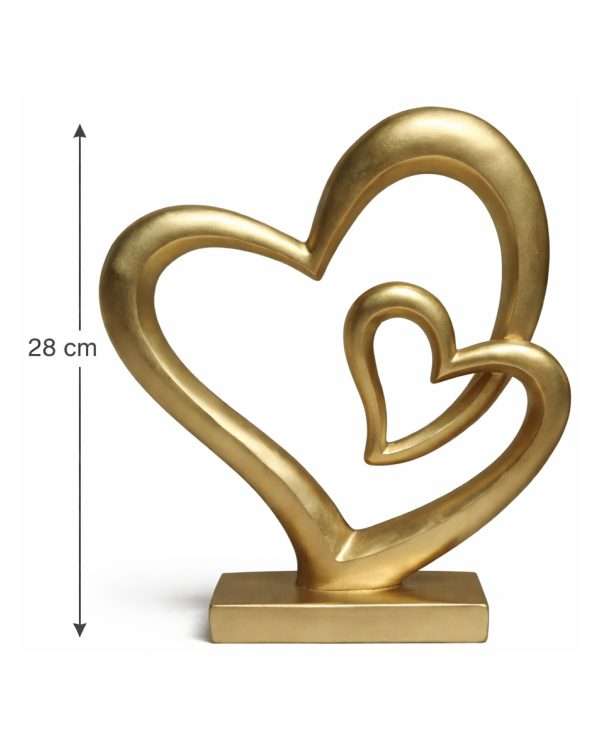 Cuori Intrecciati - Oro Satinato