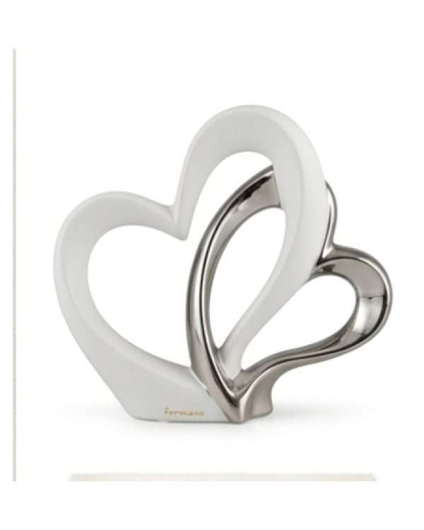 Decorazione Cuori Uniti - Design Contemporaneo e Raffinato