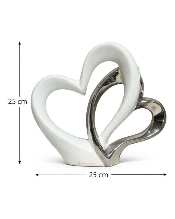 Decorazione Cuori Uniti - Design Contemporaneo e Raffinato