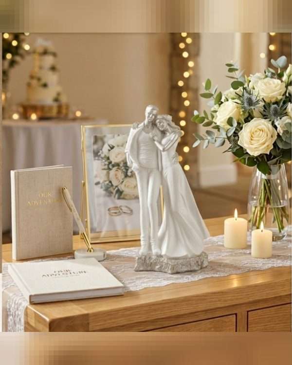 Scultura Coppia elegante - decorazione