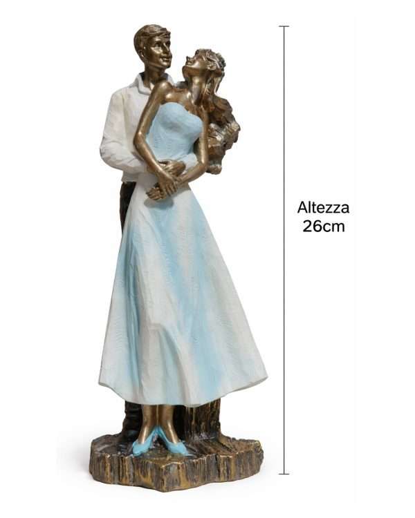 Scultura Coppia Romantica