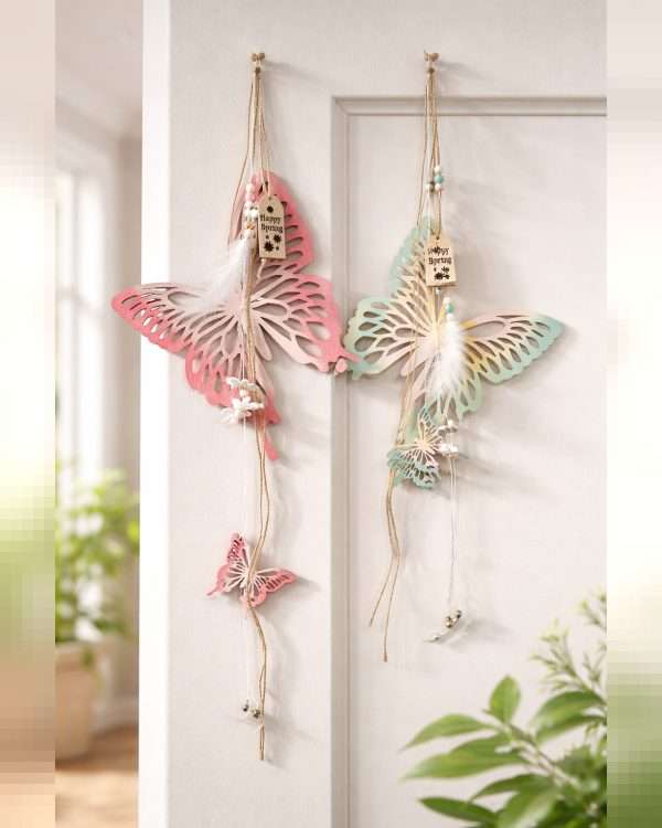 Farfalla in Legno - Decorazione da Appendere