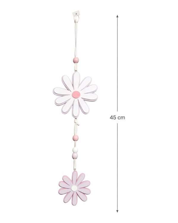 Fiore Decorativo da Parete in Legno - Margherite