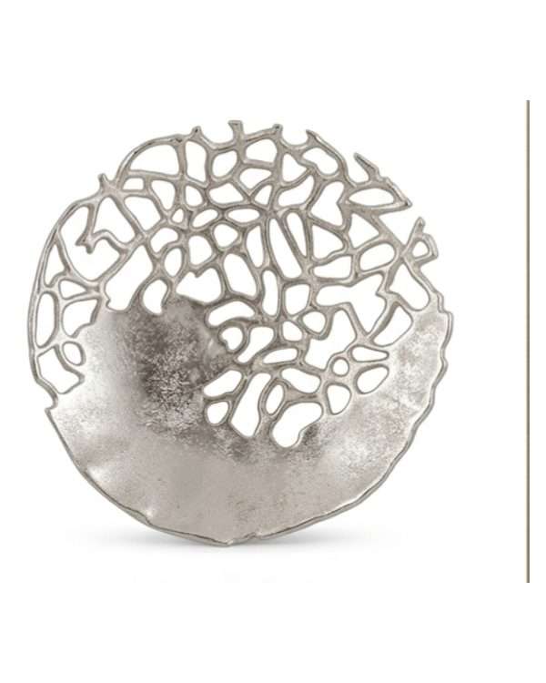 Centrotavola Moderno Argento - Design Traforato