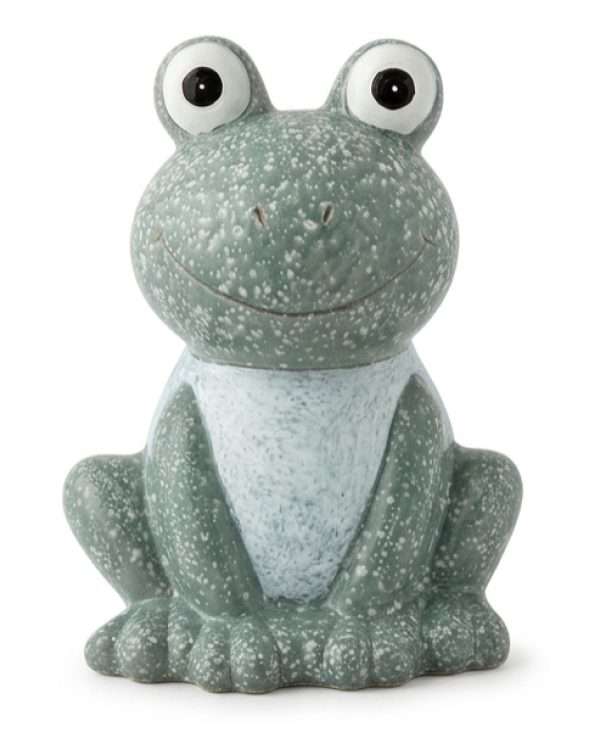 Statua Rana Decorativa in Ceramica